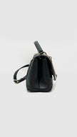 Like New. Chanel Top Handle Chevron Black Calfskin GHW. 27528955|16530