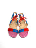 Preowned. Fendi Sandals Blue/Orange. 37.5|11121
