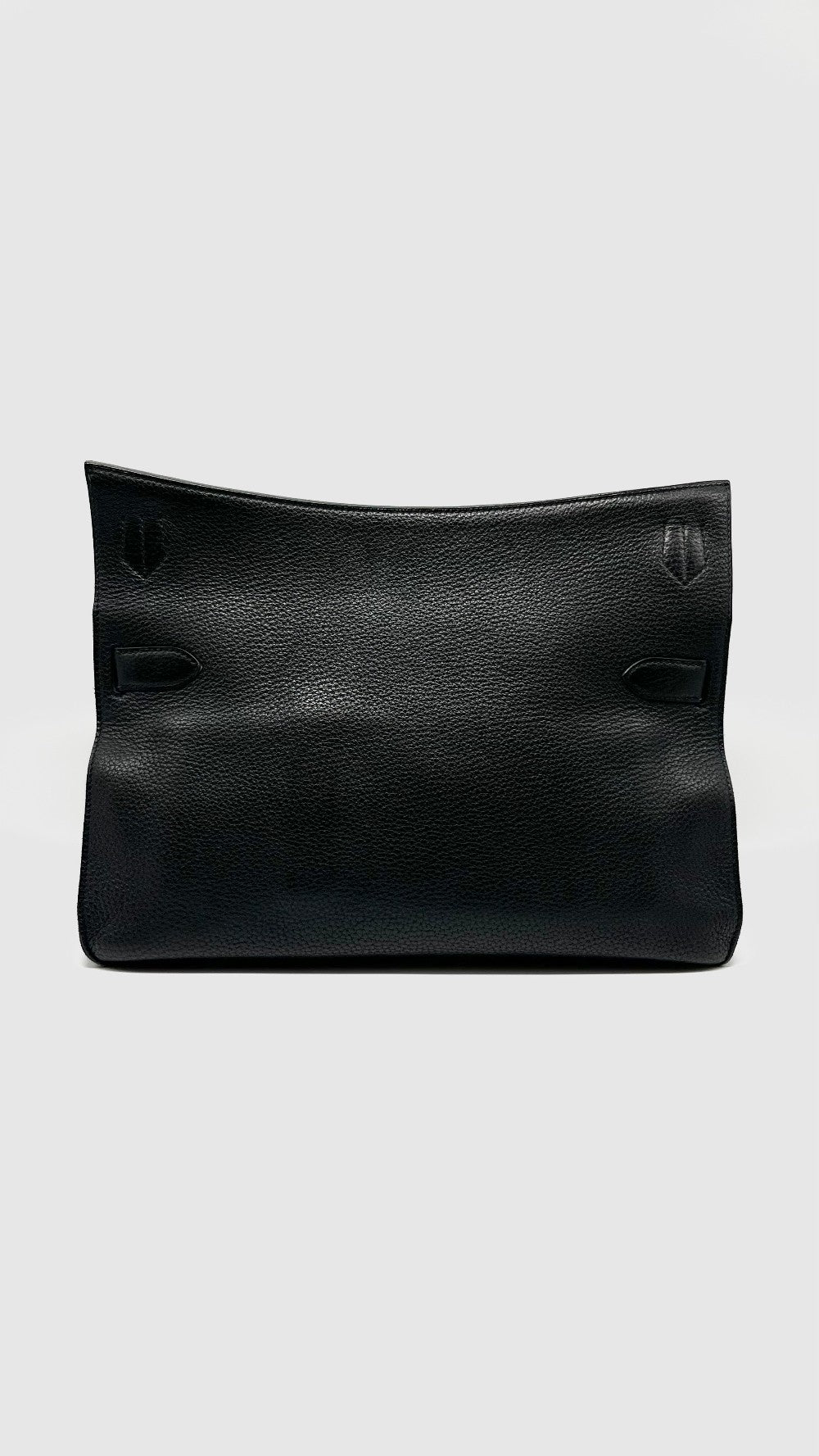 Preowned. Hermes Jypsiere 37 Black Clemence PHW. L38|13648