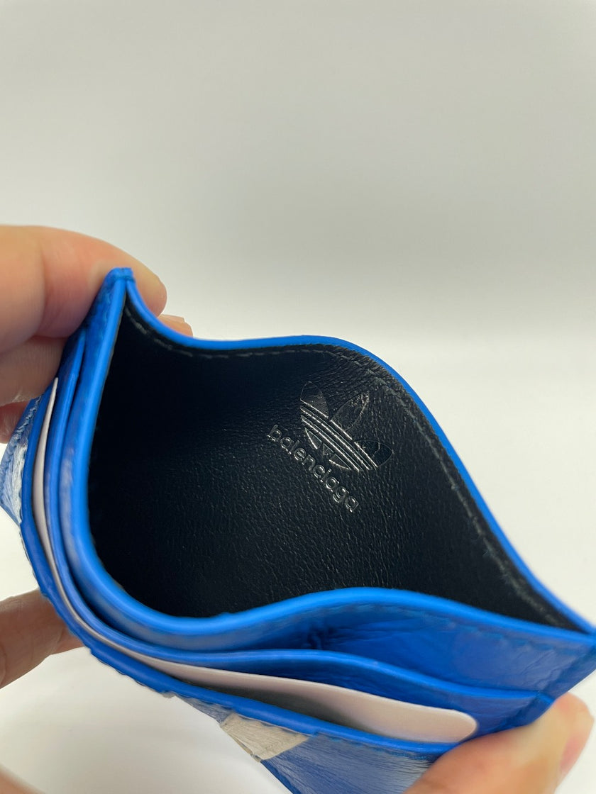 Brand New. Balenciaga x Adidas Blue Card Holder. 7218954391P684046|10291