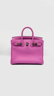 Preowned. Hermes Birkin 25 Magnolia Togo PHW. CPY529UG|10375