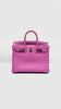 Preowned. Hermes Birkin 25 Magnolia Togo PHW. CPY529UG|10375