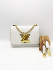 Preowned. LV Twist White PM Epi GHW. AR2200|17947