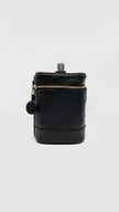 Preowned. Chanel Coco Vanity Bucket Black Caviar GHW. 5850515|9627