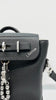 Unused. LV Steamer 15 Black Calfskin SHW. MCHIP|10840