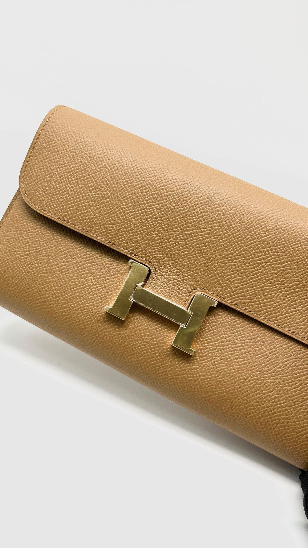Brand New. Hermes Constance To Go Biscuit Epsom GHW. KTI006FL|13723