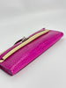 Preowned. Hermes Kelly Cut Croc Rose Scherehezade. XPI002FH|3360