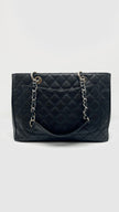 Preowned. Chanel GST Black Caviar SHW. 18320728|16037