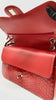 Preowned. Chanel Double Flap Jumbo Red Phyton GHW. 19198219|9860