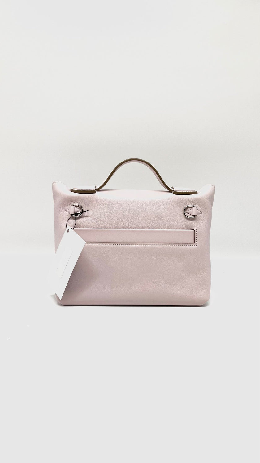 Like New. Hermes 24/24 Mauve Pale Evercolor PHW. UGN998MS|9696