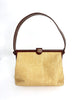 Preowned. Chanel Vintage CC Raffia Beige. 5988701|4146