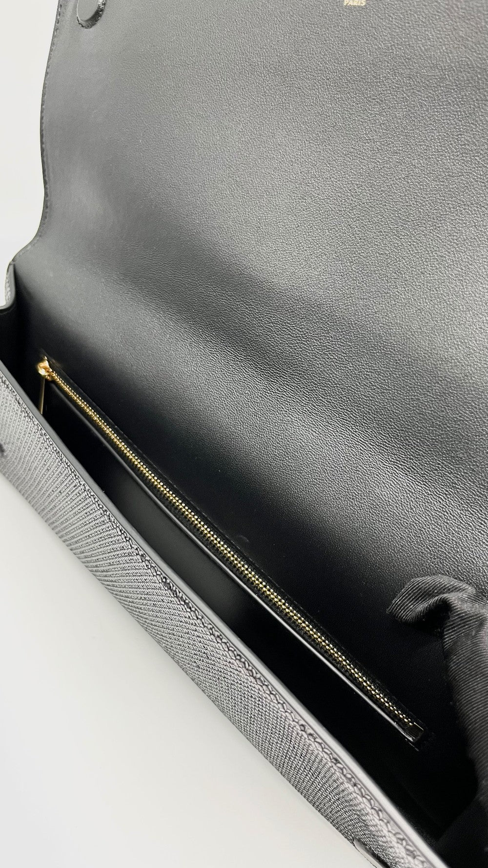 Preowned. Celine Clutch Black Sequined|12088