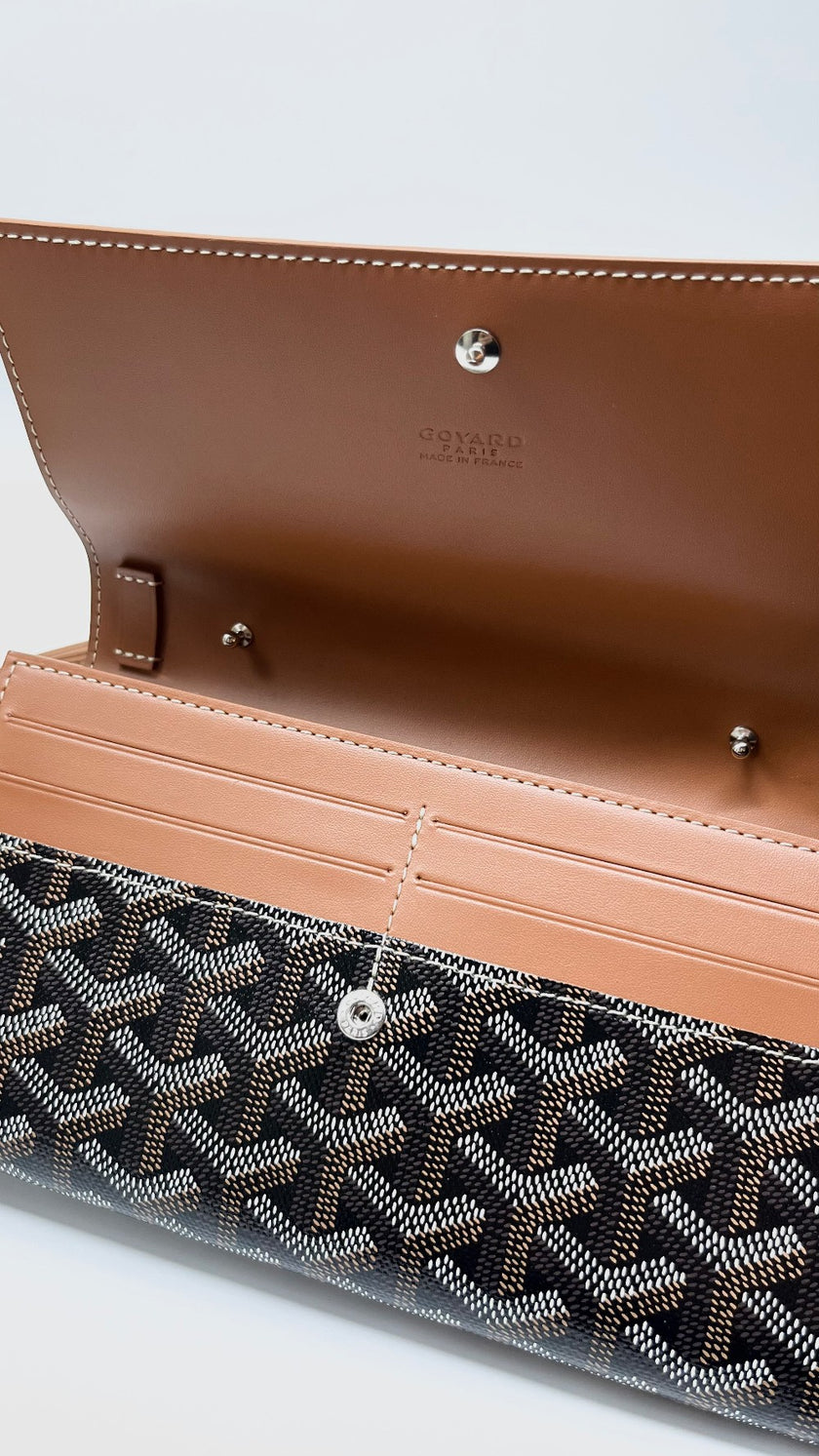 Brand New, Goyard Portefeuille Pochette Tan. CHN020253|5055