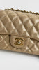 Like New. Chanel Mini Rectangular Flap Gold. 20519954|4211