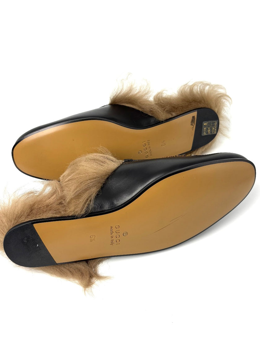 Brand New. Gucci Mule Tiger w/Fur. 36.5|8599