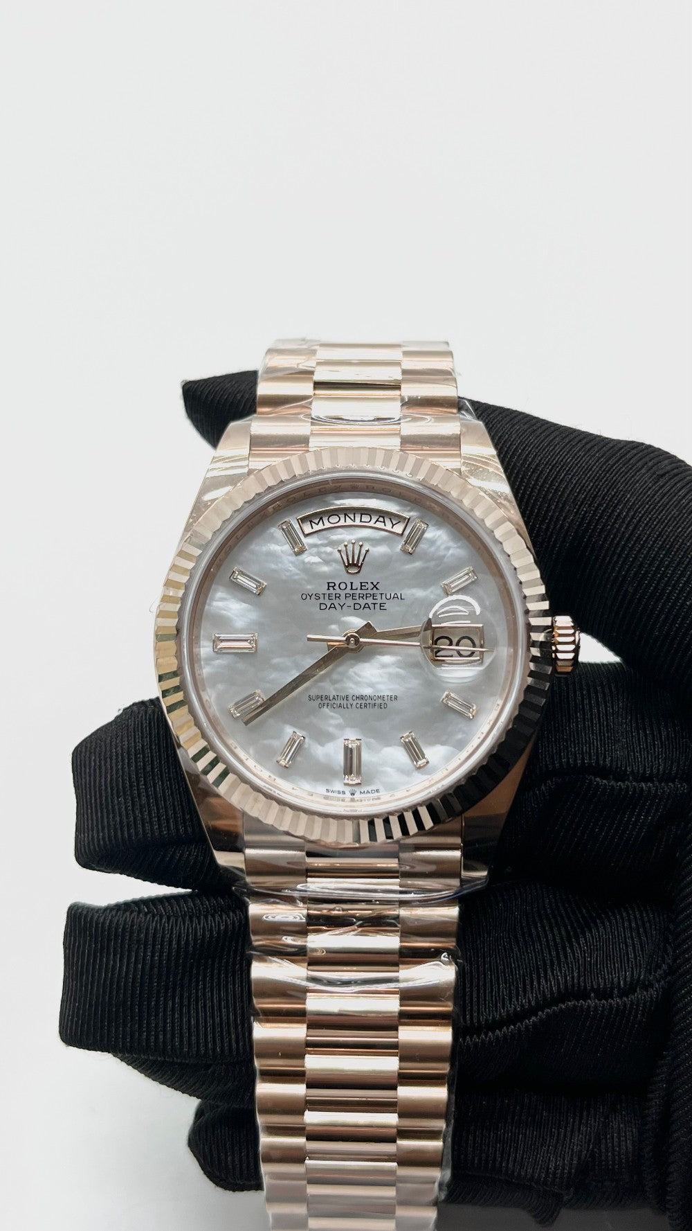 Brand New. Rolex Day-Date MOP Dial President Rosegold 40MM 2026|16837