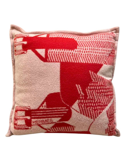 Brand New. Hermes Avalon Pillow Red|11010