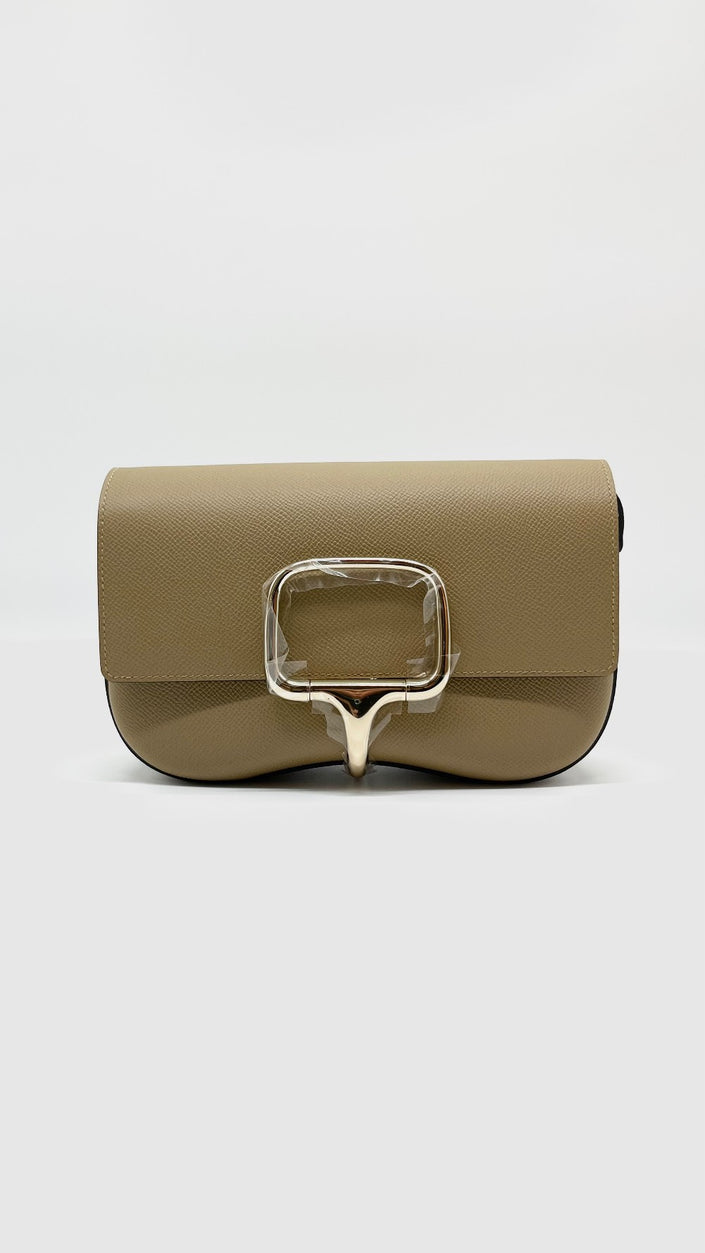 Brand New. Hermes Della Cavalleria Elan Epsom Cardamome Permabrass HW. KPY652KH|5128