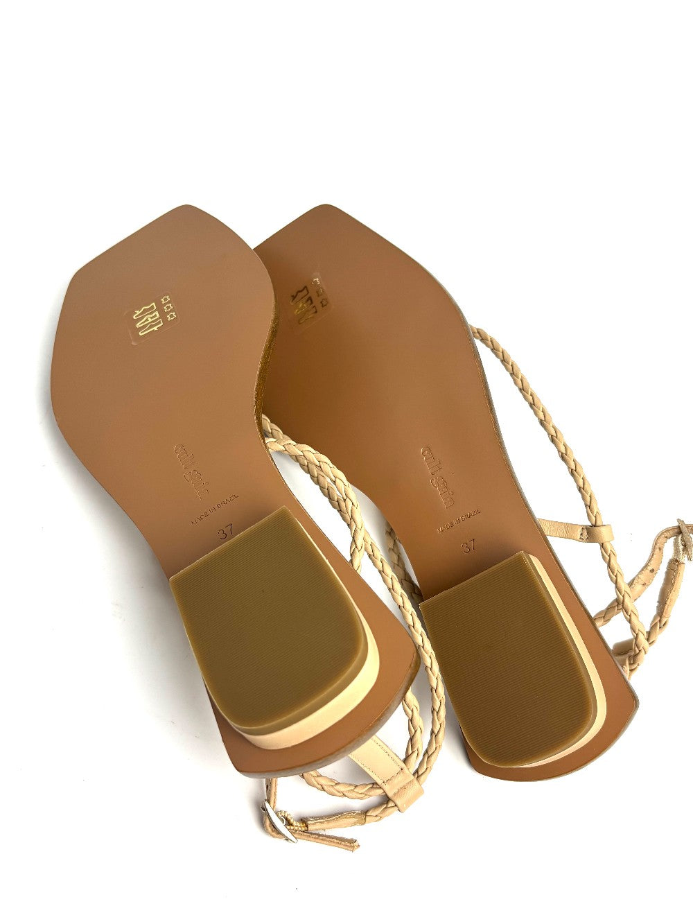 Brand New. Cult Gaia Thongs Beige. 37|12812