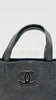 Preowned. Chanel Black Stitched Hampton Grain Calf. 18386753|10568