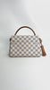 Like New. LV Croisette PM Damier Azur. Microchip|4806