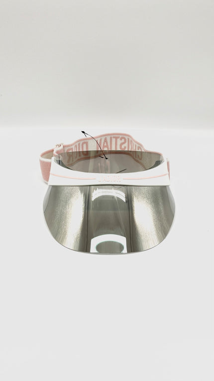 Like New. Dior Sun Visor White/Pink|14230