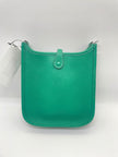 Preowned. Hermes Evelyne TPM Vert Vertigo Togo PHW. CBS002ZB|9043