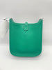 Preowned. Hermes Evelyne TPM Vert Vertigo Togo PHW. CBS002ZB|9043