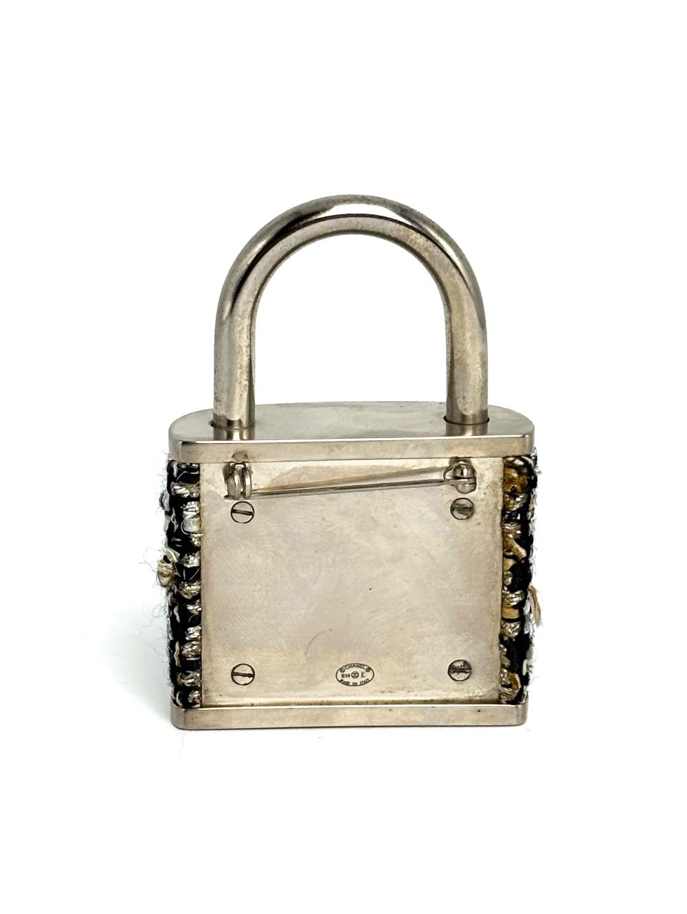Preowned. Chanel Padlock Brooch|12067