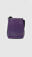 Preowned. Hermes So Kelly 22 Ultraviolet/Bleu Obscure Clemence PHW. Sqaure Q56|15024