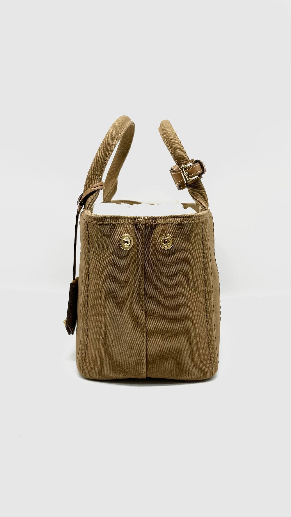 Unused. Prada Jardiniere Mini Bag Tabacco GHW|13778