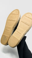Preowned. Kenzo Espadrille Tiger Head Canvas Black. 40|13472