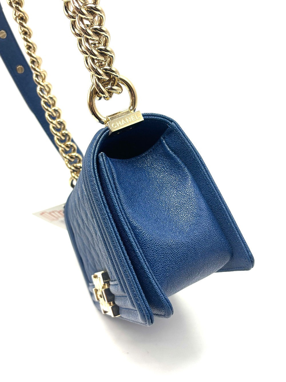 Preowned. Chanel Leboy Small Blue Caviar GHW. 27805471|17524