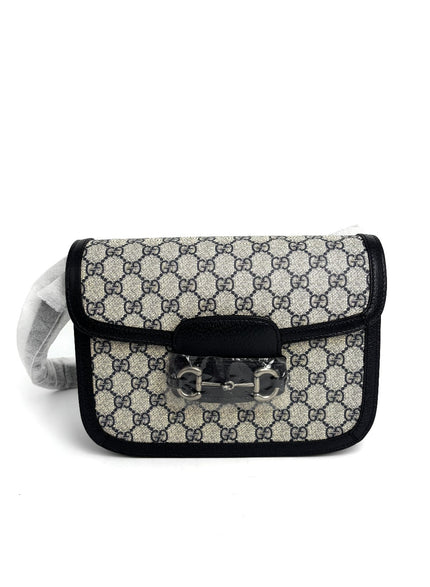 Brand New. Gucci Horsebit 1995 Small Shoulder Bag GG Supreme Canvas|12902