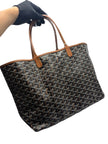 Brand New. Goyard St. Louis PM Black/Tan. ADM020225|17153