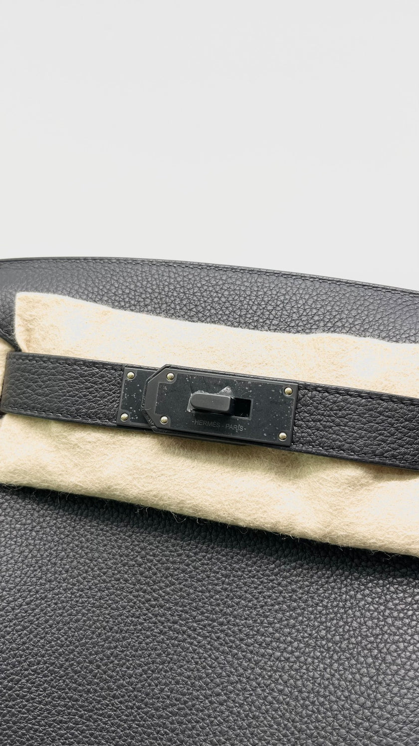 Brand New. Hermes Hac A Dos So Black Togo. KBY640GC|7971