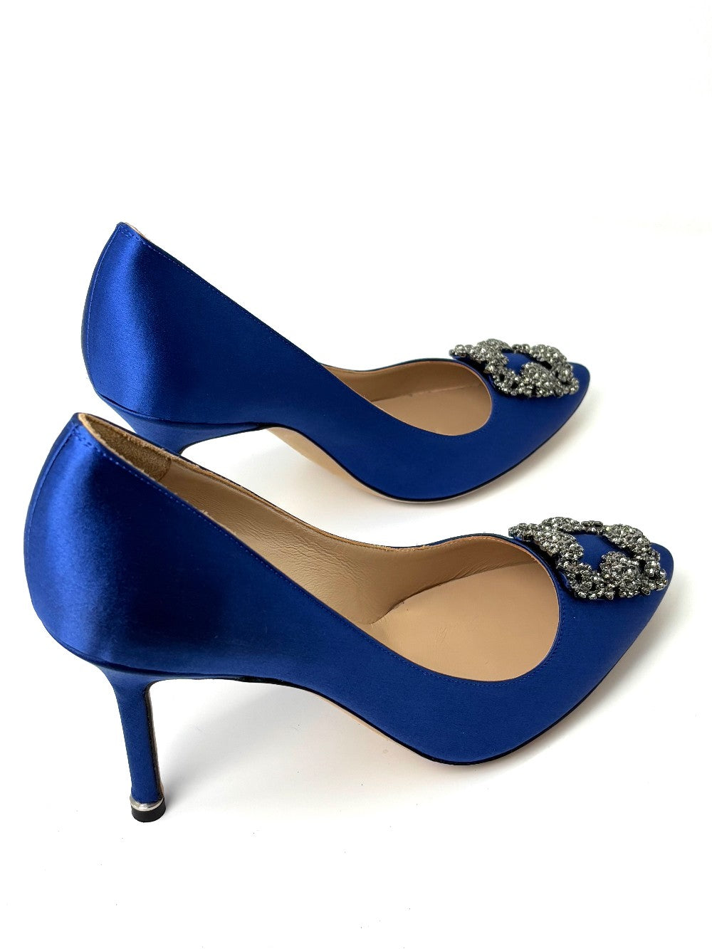 Brand New. Manolo Heel Blue. 39|7389