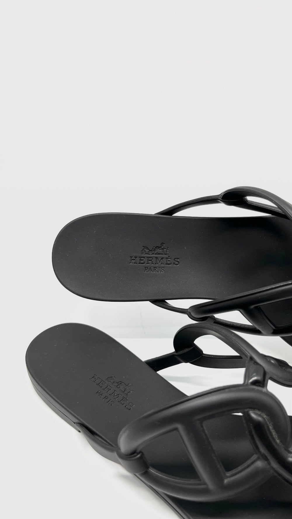 Brand New. Hermes Egerie Sandals Black. 36|11575