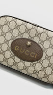 Like New. Gucci Neo Vintage GG Supreme Camera Bag Monogram Brown GHW|14914