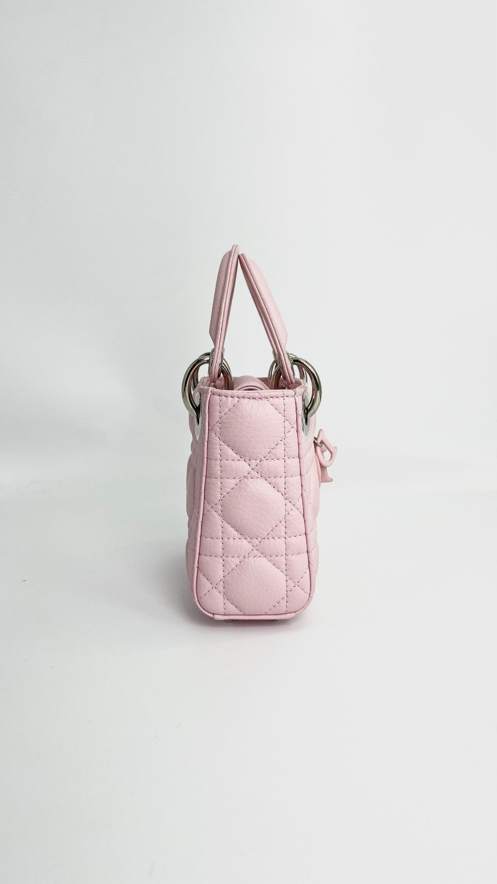 Brand New. Lady Dior Mini Pale Pink. 15-MA-0211|4404