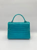 Brand New. Delvaux Tempete Small Croc|10007