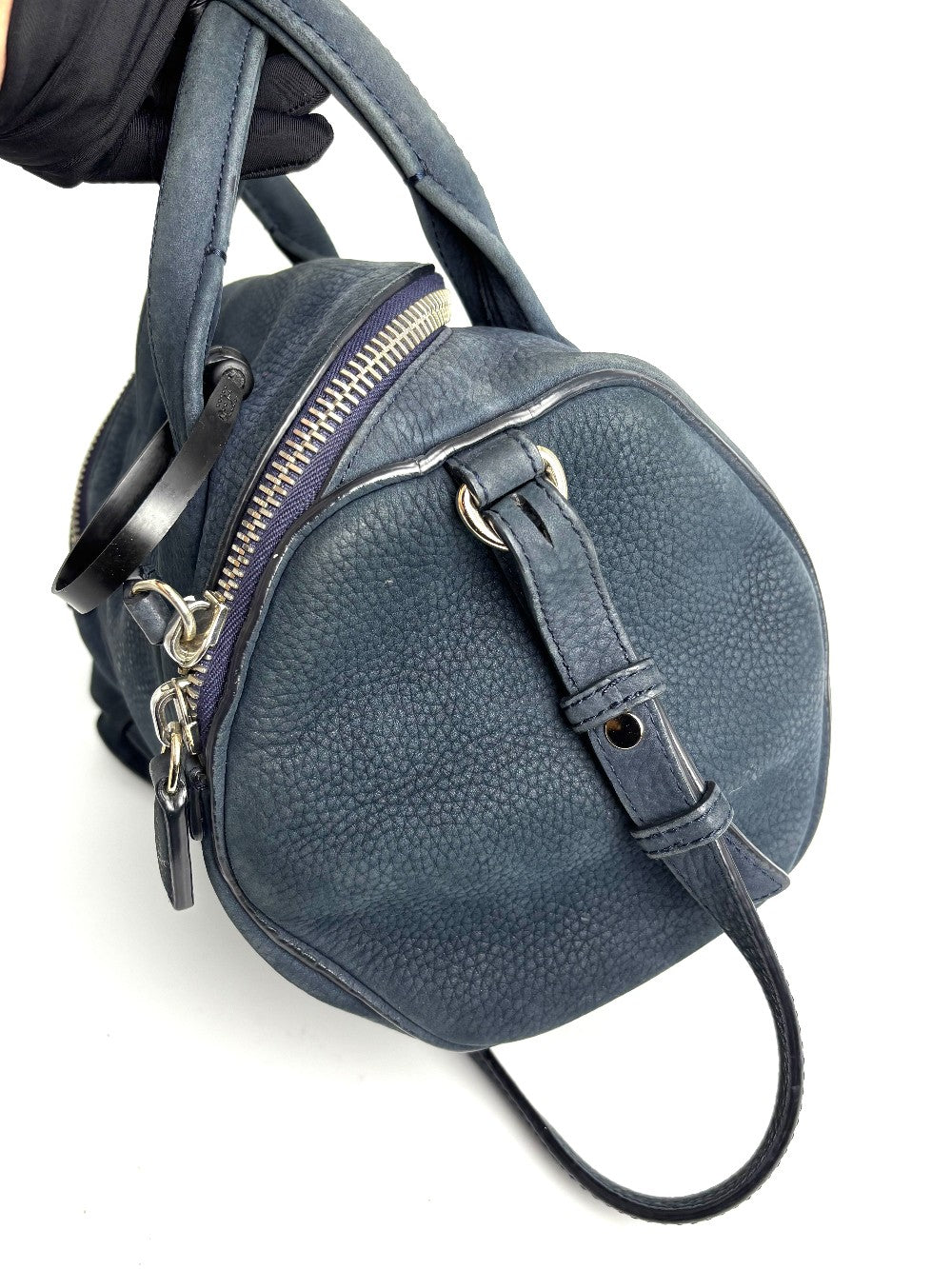 Preowned. Alexander Wang Small Navy Blue|13260