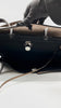 Preowned. Hermes Herbag 39 Black Canvas Stamp P Square AR|9802