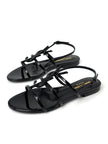 Brand New. YSL Cassandra Flats Patent Black. 36|7234