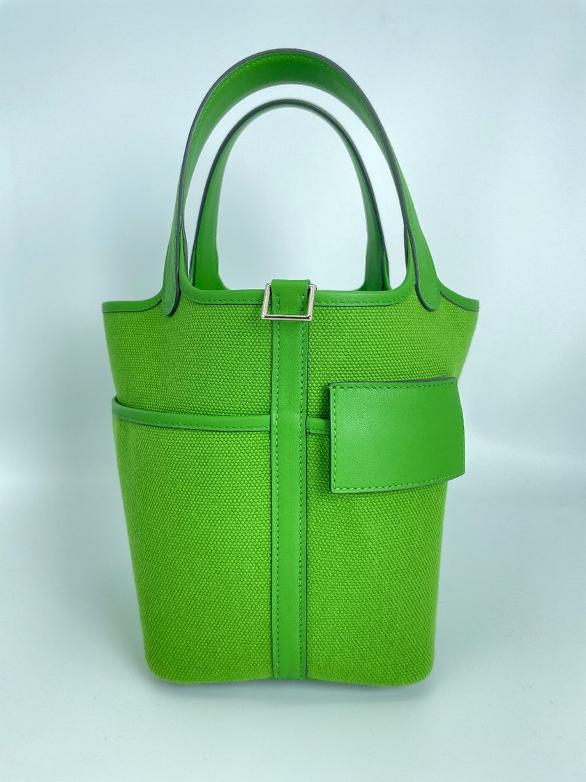 Brand New. Hermes Picotin 18 Cargo Vert Yucca. BMI007IA|3673