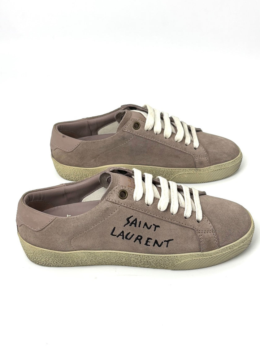 Brand New. YSL Sneakers Nude. 34.5|7632