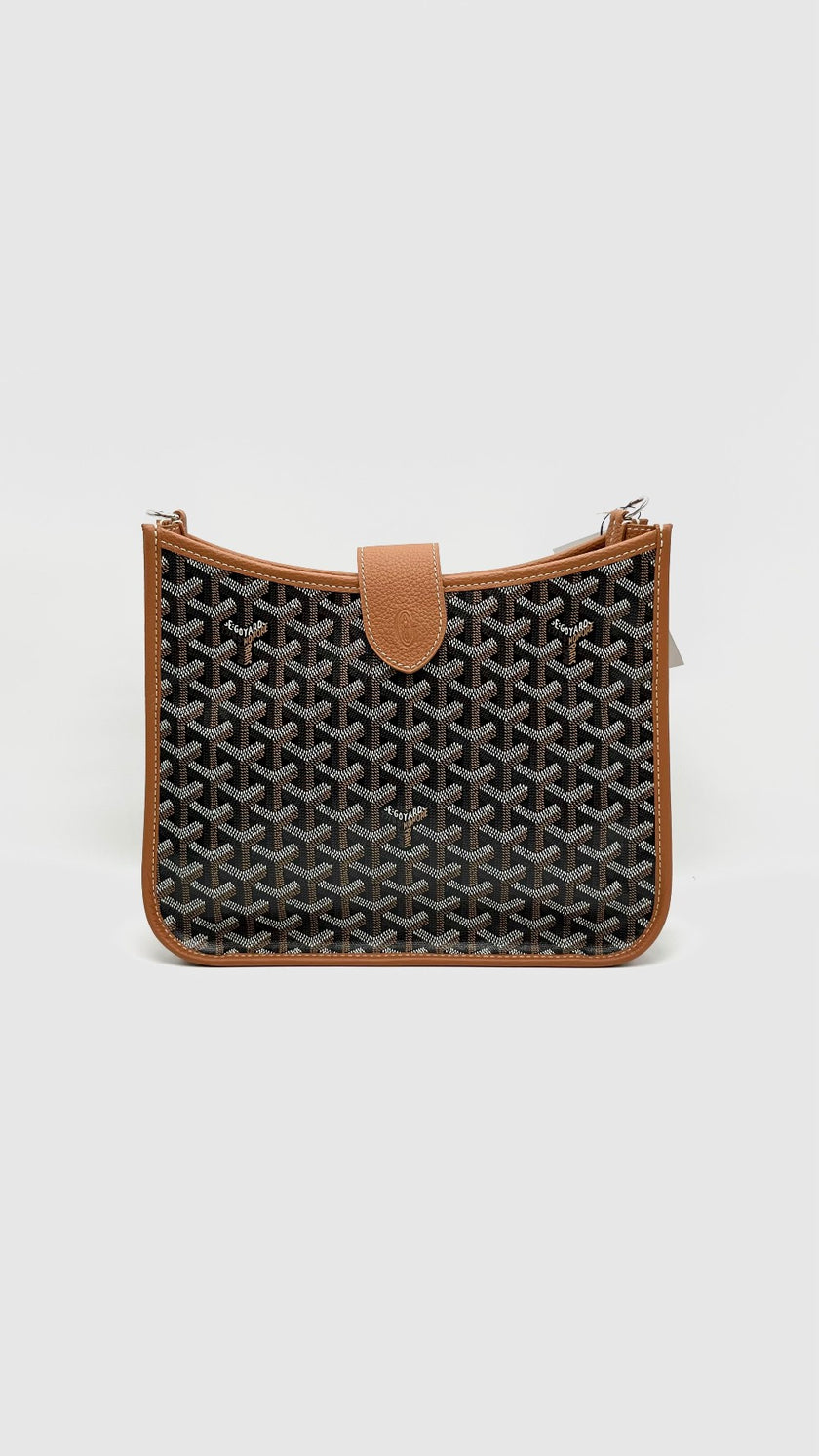 Brand New. Goyard Musette PM Tan/Black. LME020264|16491