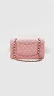 Like New. Chanel Medium Double Flap Caviar Iridescent Pink GHW. 27969345|12229