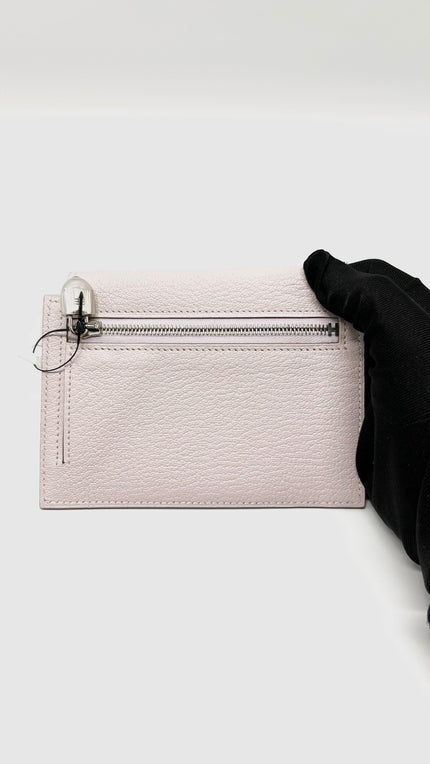 Brand New. Hermes Kelly Pocket Wallet Mauve Pale Epsom PHW. DMZ009CS|9952