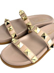 Brand New. Valentino Slides Nude. 36.5|8408